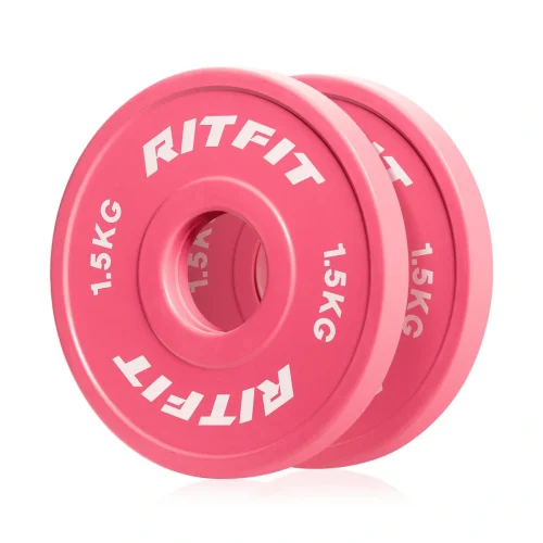 ダンベルプレートピンク1.5kg